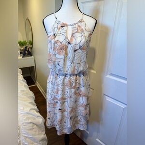 NWT RW&CO Floral Halter Neck Dress Size Medium 3/$30